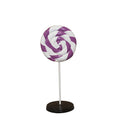 3' Purple Swirl Lollipop