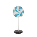 3' Teal Swirl Lollipop