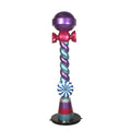 7' Purple and Blue Candy Lamp Post