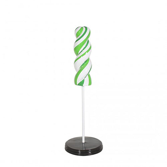 Lime Green 3.5' Twisted Lollipop