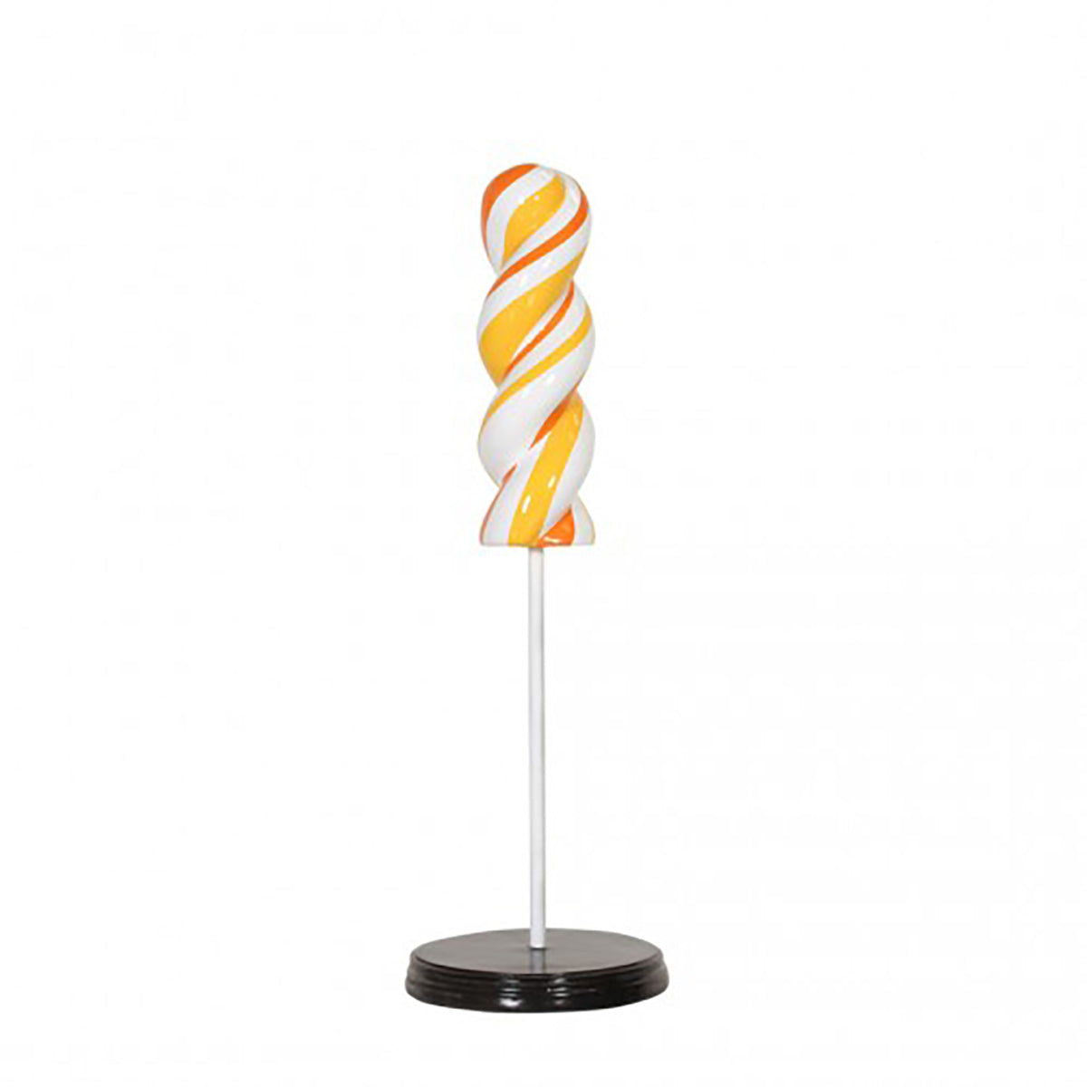 Orange 3.5' Twisted Lollipop