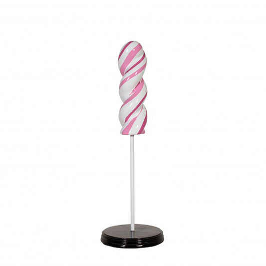 Pink 3.5' Twisted Lollipop