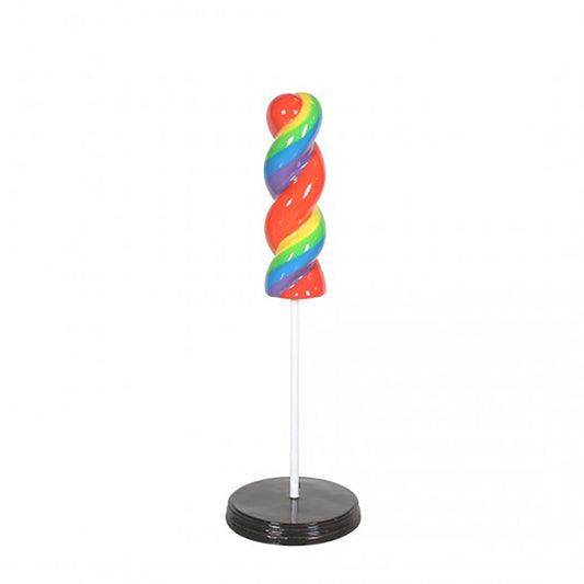 Rainbow 3.5' Twisted Lollipop