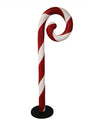 Swirled 5' Candy Cane with Base