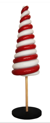 Red and White 7' Candy Cone Tree