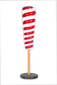 Mini Red And White Upside Down Candy Cone Tree