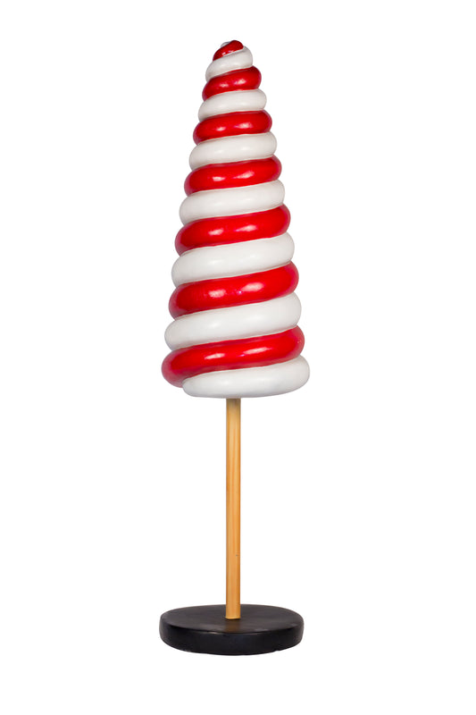 Mini Red and White Peppermint 51" Candy Cone Tree