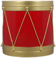 3' Red and Gold Drum