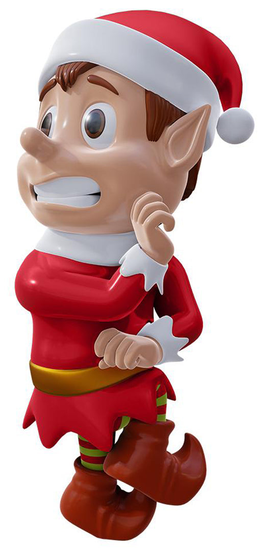 Santa's Red Scared Elf 36"