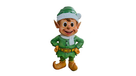 Standing 36" Santa Elf with Hands on Hips