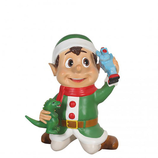 Elf Holding Toys