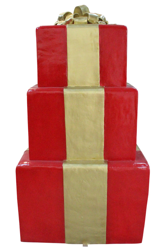 Traditional Collection B Gift Stack Red and Gold