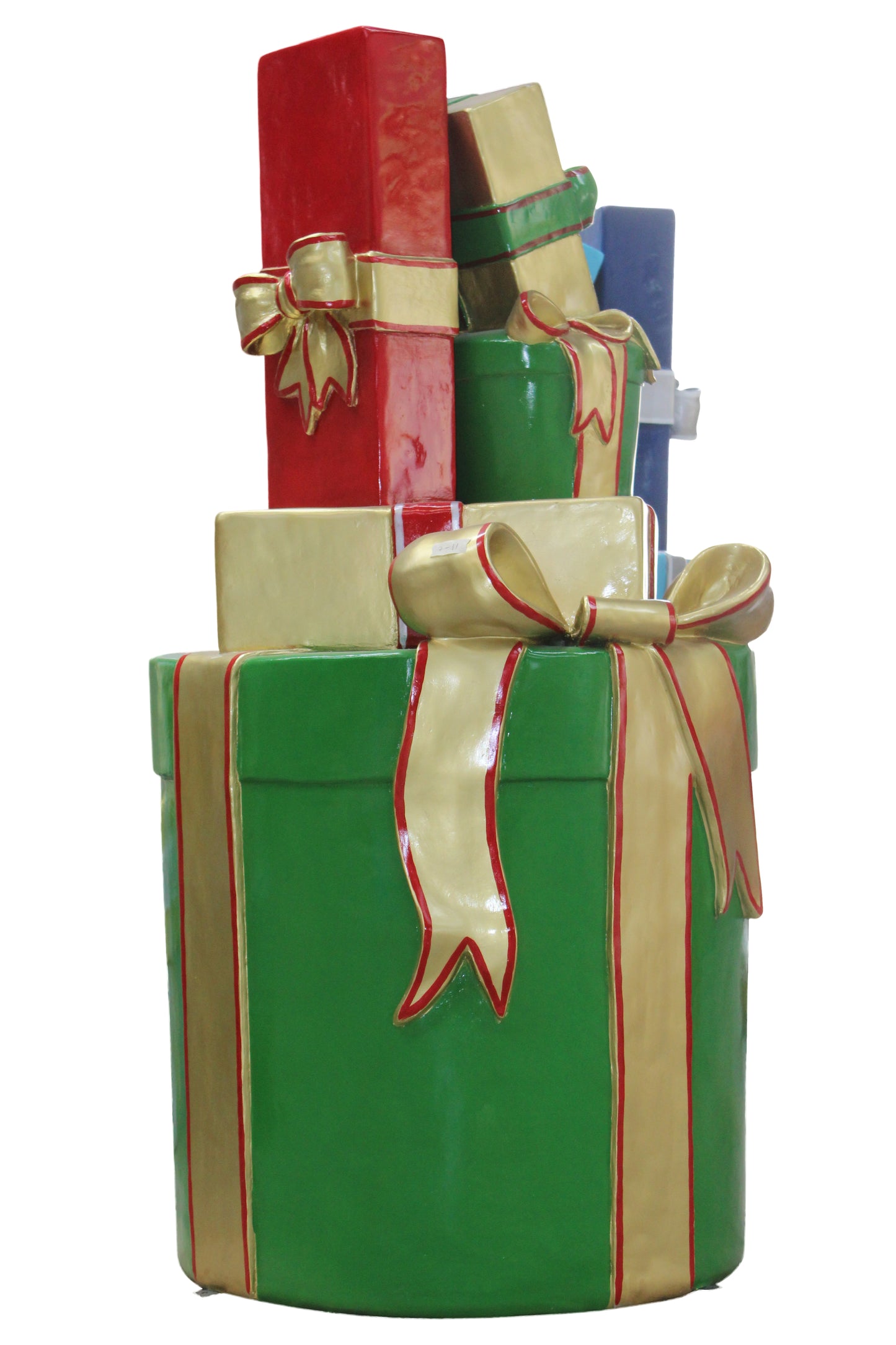 Traditional Collection D Gift Stack Red, Gold and Green