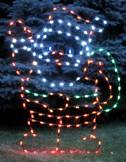 Waving Santa LED Ground Mount