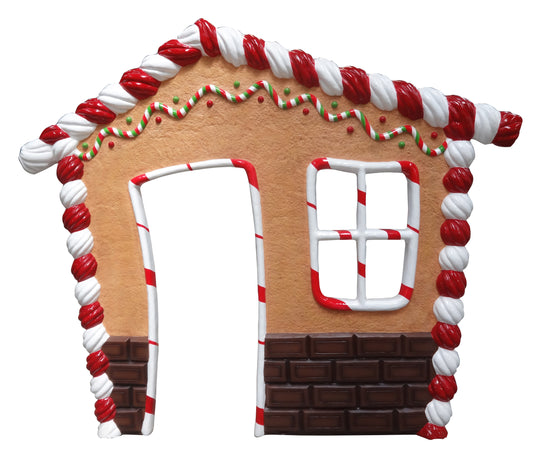 Gingerbread House 8' Front Panel