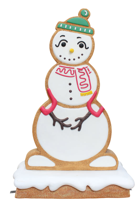 Gingerbread Snowwoman with Base