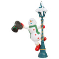 3.5'  Snowman on Lamp Post