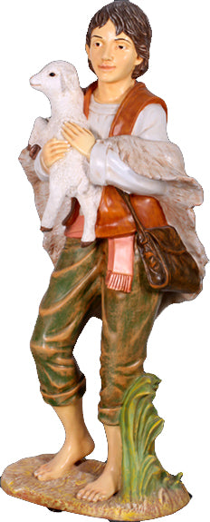 Life Size 62" Shepherd Boy