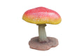 2.5' Orange and White Mushroom