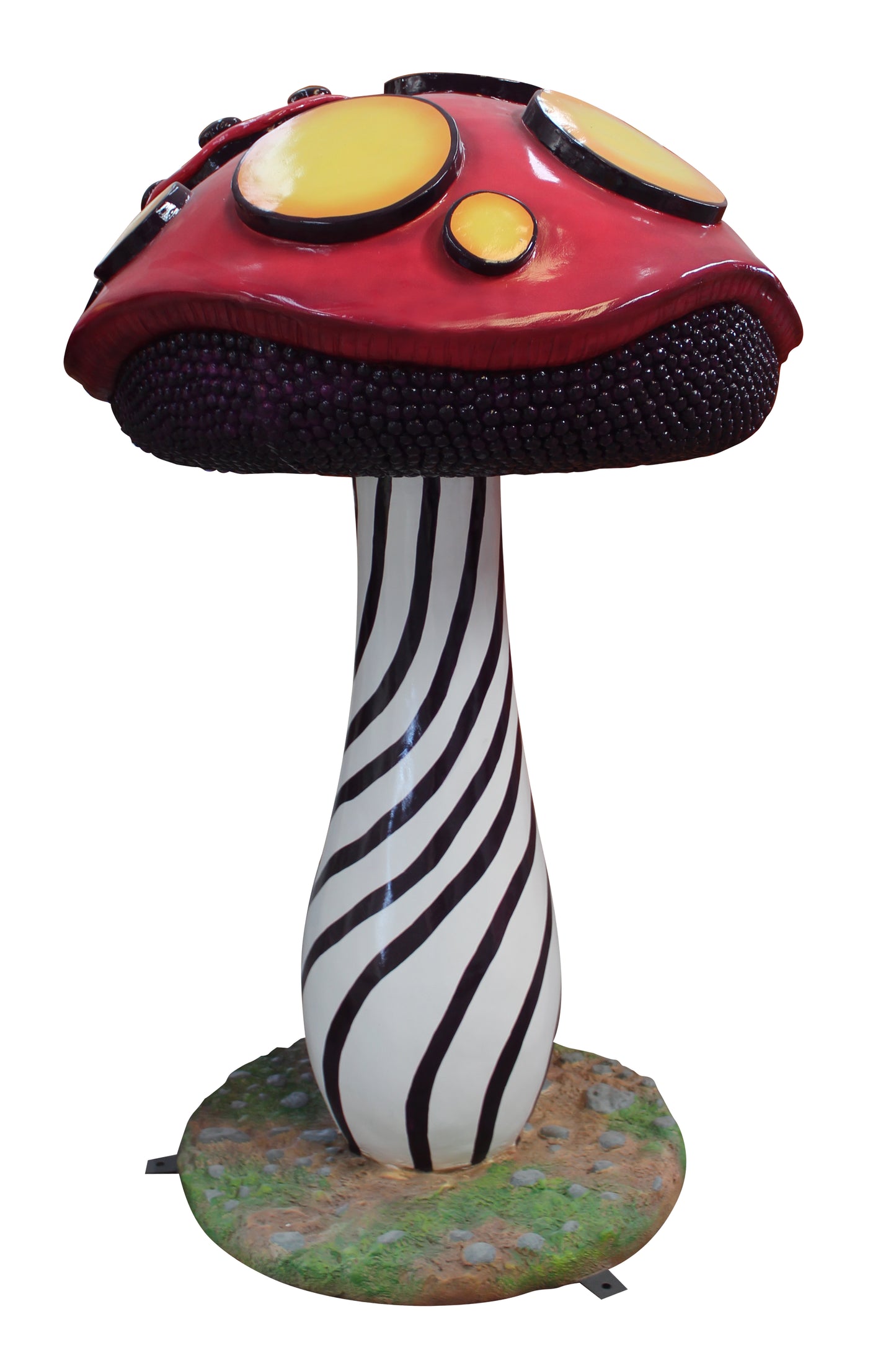 4' Stripped Mushroom