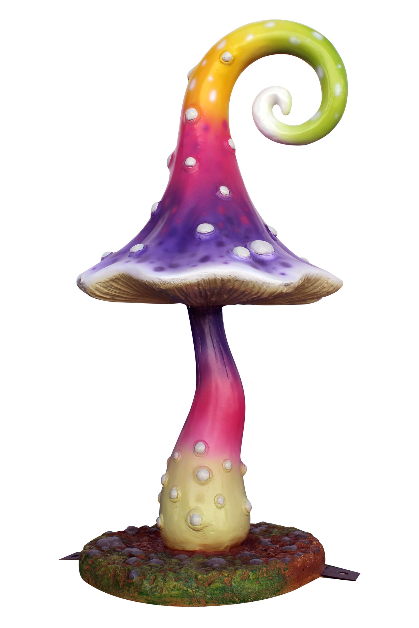2' Swirl Mushroom