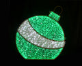 6' Green 3D Ornament Neon Flex Ground Mount