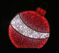 6' Red 3D Ornament Neon Flex Ground Mount