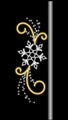 6' Pole Mount Snowflake Pure White and Warm White LEDs