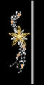 7' Pole Mount Star with Pure White and Warm White LEDs