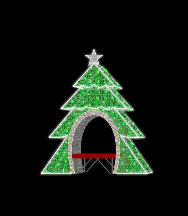 11' Photo Op Tree Bench – WinterlandInc