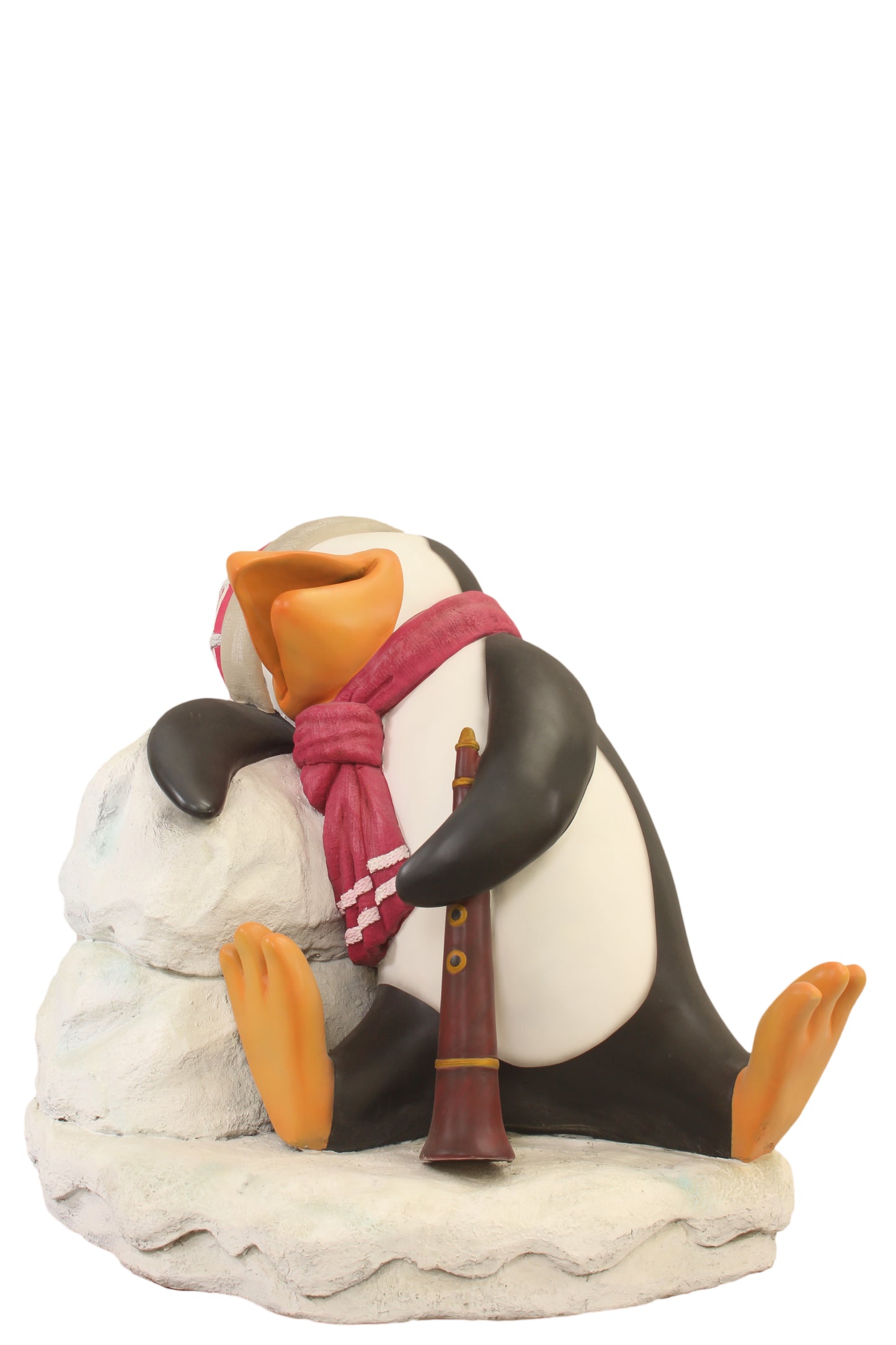 43" Penguin Playing The Horn