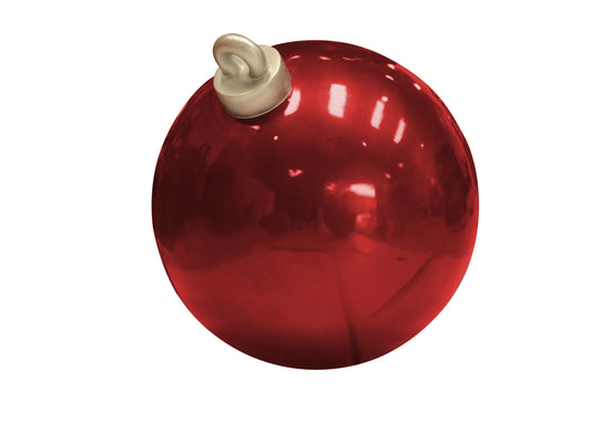 36" Red Christmas Ball Ornament Display