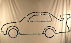 Green Race Car