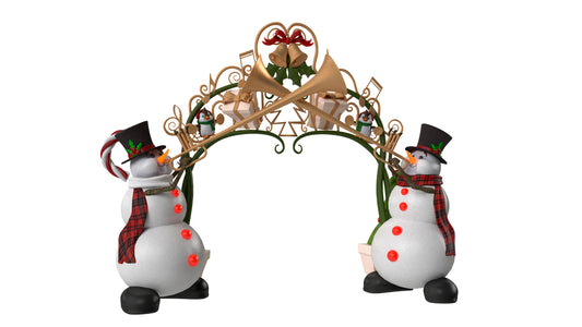 Snowman Arch 10'