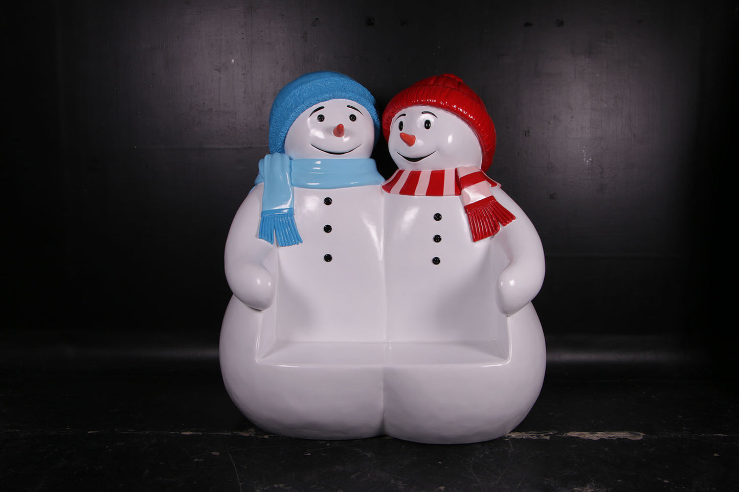 Double Snowman Bench Seat