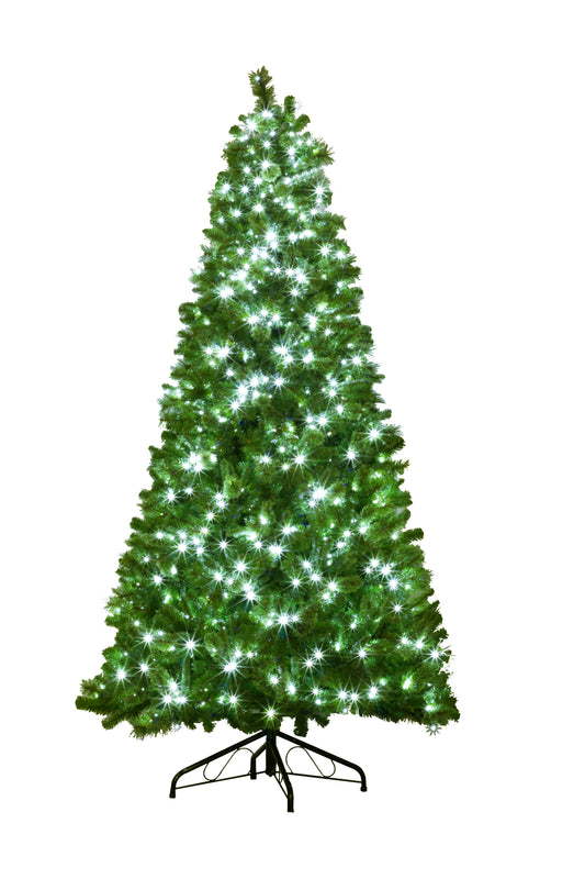 6' Mixed Blend Pine Tree with Pure White LED Lights