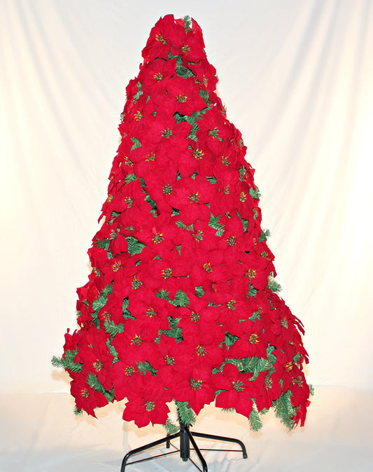 6' Tall Poinsettia Tree