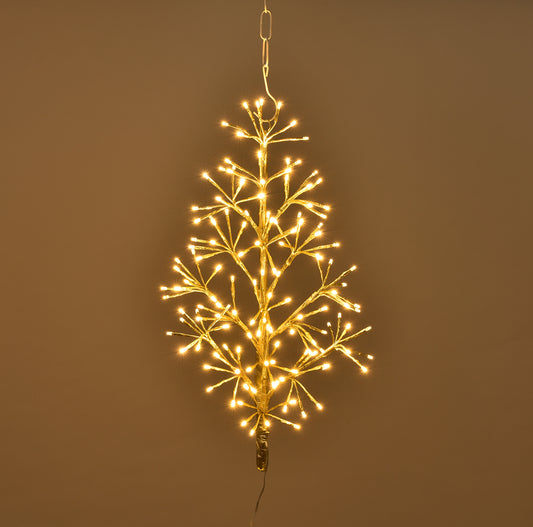 2' Warm White LED Wall Mount Tree