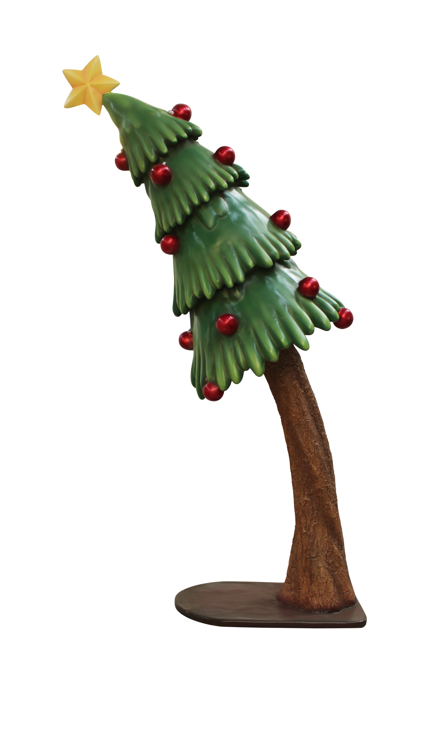 6' Curved Pine Christmas Tree