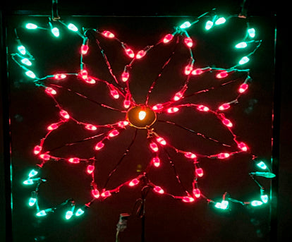 3'  Poinsettia with 4 Leaves