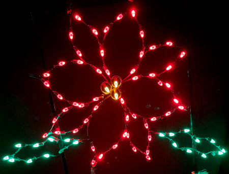 3.5' Poinsettia with 3 Leaves