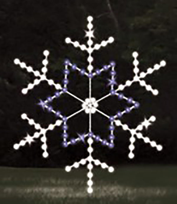 2' Simple Star Snowflake