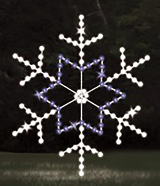 2' Simple Star Snowflake