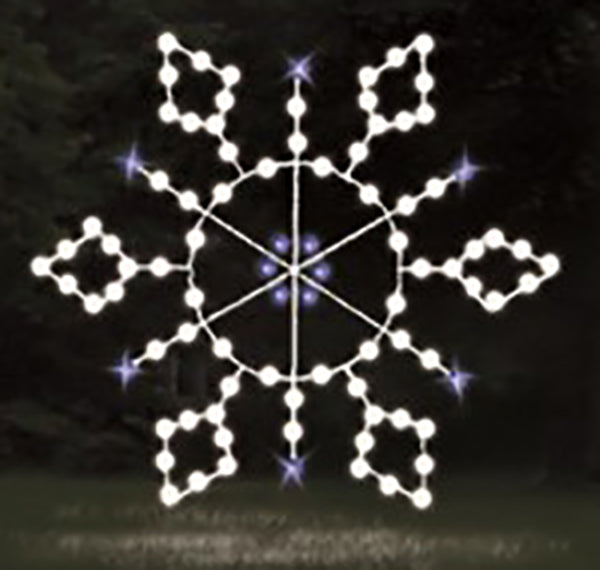 2' Diamond Snowflakes