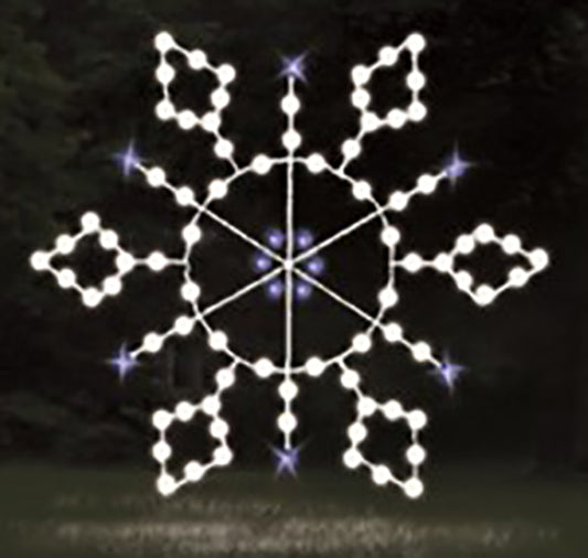 2' Diamond Snowflakes
