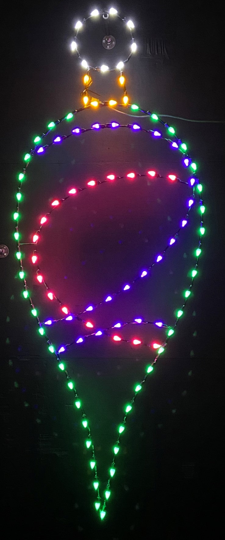 7' Teardrop with Swirls
