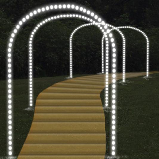 10' Arch Frame with C7 Lights Only - Walk Thru